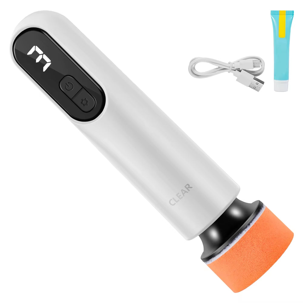 40W Mini Cordless Car Polishing Machine with 3 Speeds 12000Rpm Portable Electric Scratch Repair Tool USB Rechargeable Polisher